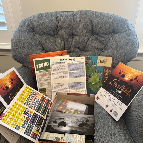 Fire in the Lake (open, unpunched, cards sealed) GMT Games 1409-18 - Picture 7 of 13